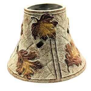 Vintage Yankee Candle Fall Leaves Topper Shade